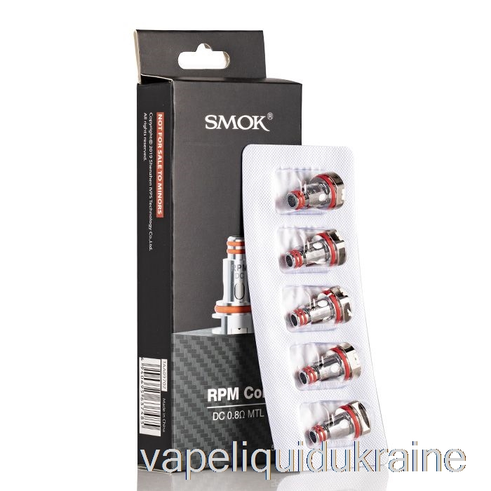 Vape Liquid Ukraine SMOK RPM Replacement Coils 0.8ohm RPM DC MTL Coils